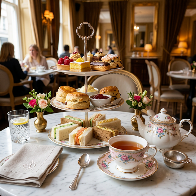 Afternoon tea at Caffè Concerto