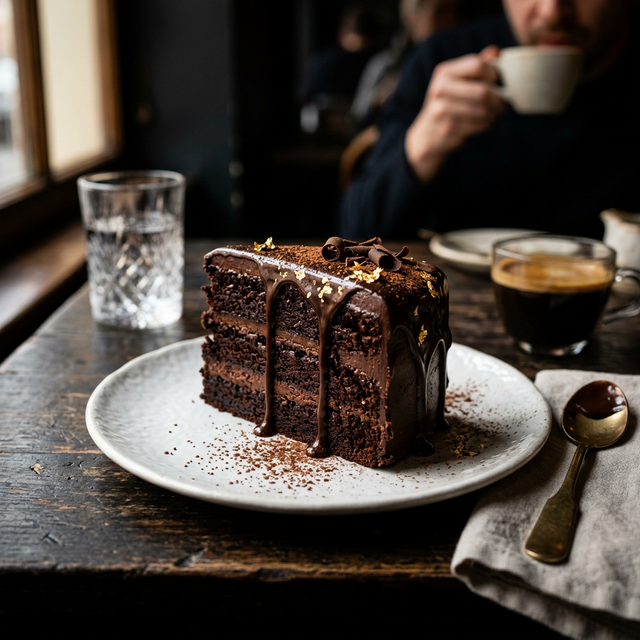 Signature cakes at Caffè Concerto